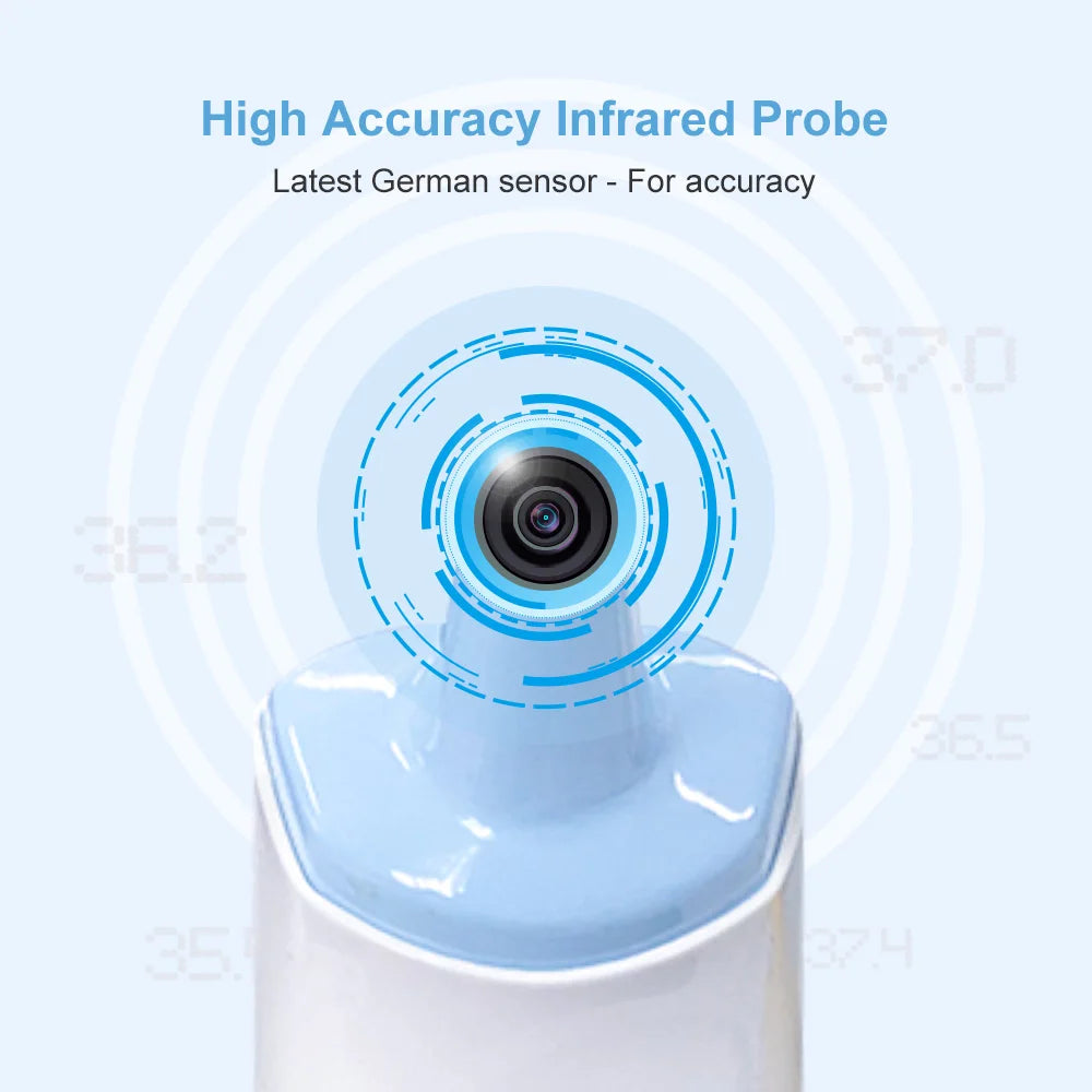 ELERA-termómetro Digital para la frente, dispositivo de medición de temperatura corporal sin contacto con pantalla LCD infrarroja