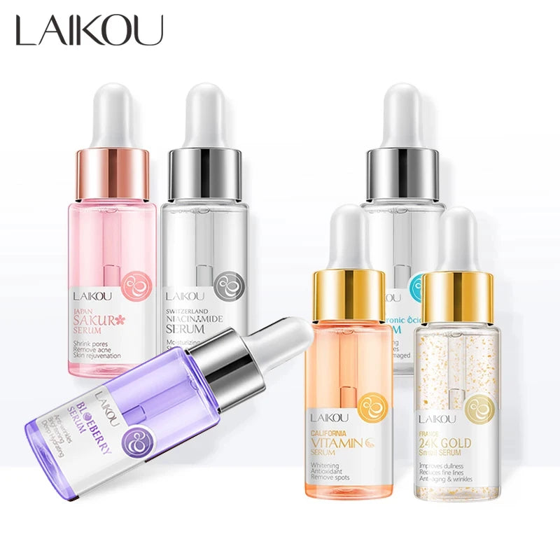 LAIKOU-suero facial japonés Sakura, esencia antienvejecimiento, ácido hialurónico