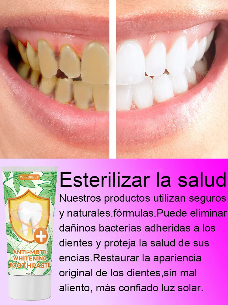 El fluoruro científico más vendido repara las cavidades, elimina las cavidades, limpia la placa, blanquea los dientes y refresca el aliento