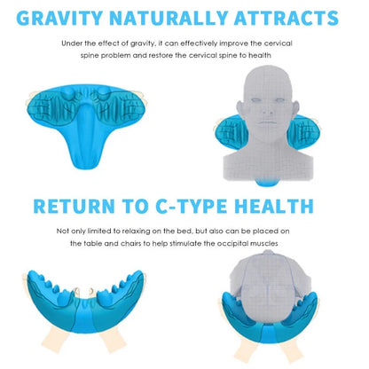 Relajante de cuello y hombros, dispositivo de tracción Cervical para alineación de TM