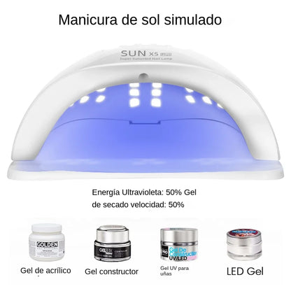 Secador de uñas LED, lámpara UV detección de movimiento, herramienta de salón de manicura y pedicura