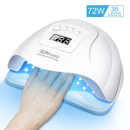 Secador de uñas LED, lámpara UV detección de movimiento, herramienta de salón de manicura y pedicura