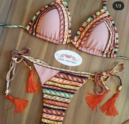 Conjunto de Bikini Sexy de 2 piezas para mujer