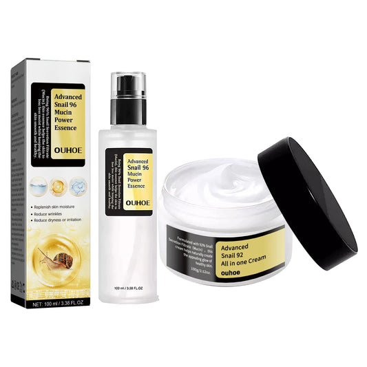 Crema facial de esencia de mucina de Caracol antiarrugas, reparadora, reafirmante, antienvejecimiento