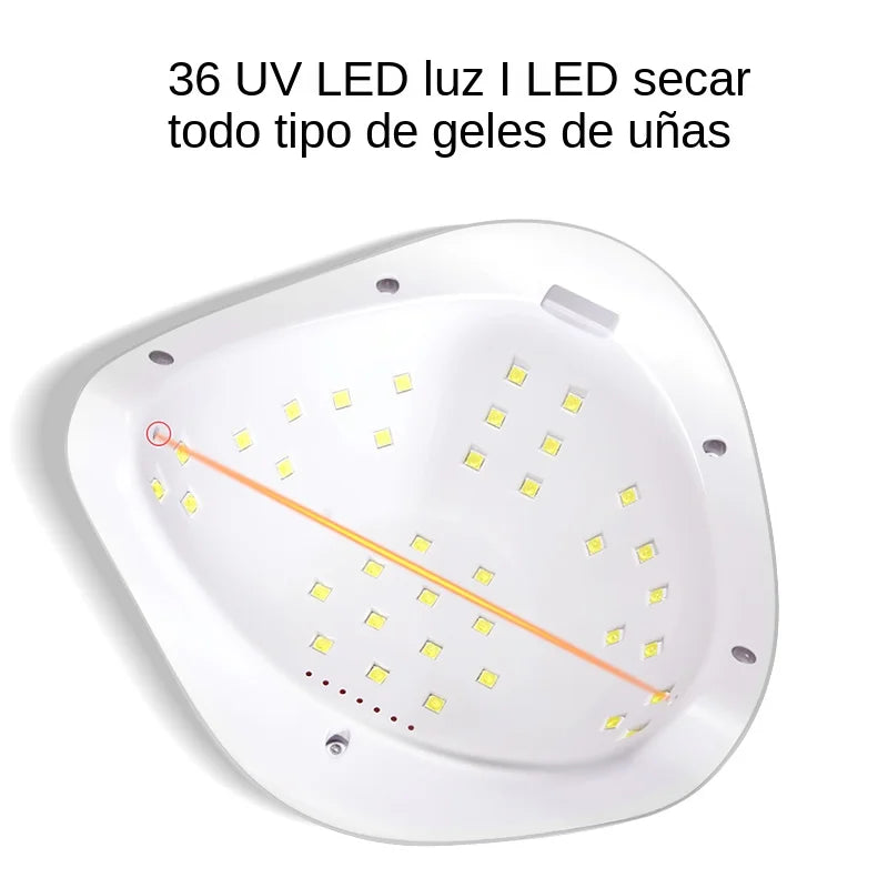 Secador de uñas LED, lámpara UV detección de movimiento, herramienta de salón de manicura y pedicura