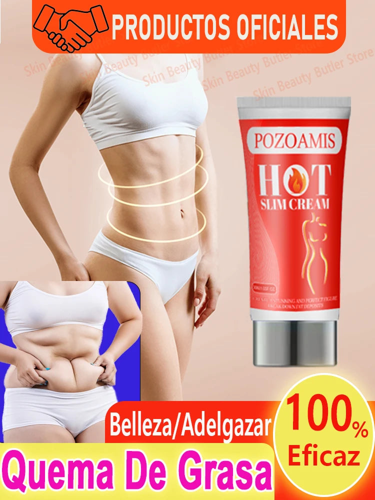 Crema adelgazante potente para todo el cuerpo, pérdida de peso, quema rápida