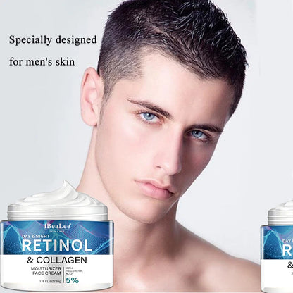 Crema Facial de Retinol antienvejecimiento, cuidado Facial, reafirmante de la piel, Reduce las arrugas